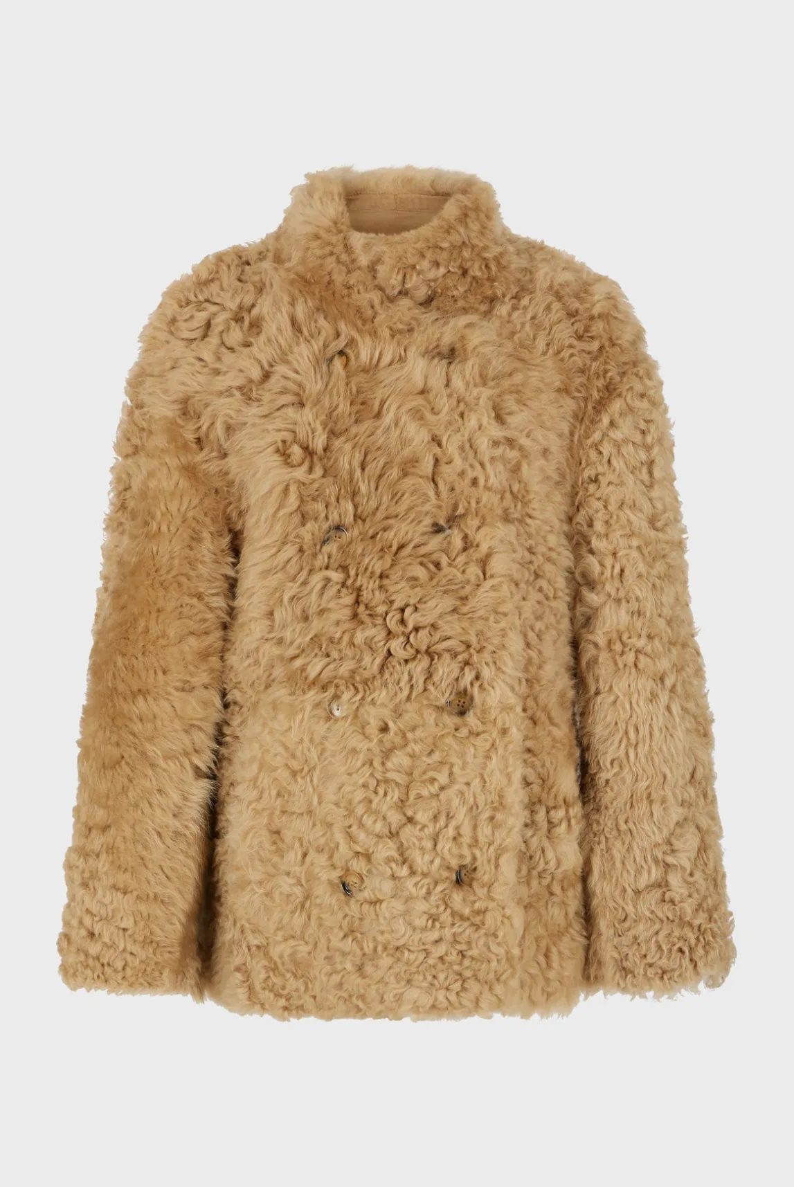 Lamb wool short coat - LIOUBA