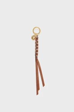 Leather charm -SCOUBIDOU