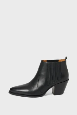Leather heeled boots - JESSE
