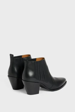 Leather heeled boots - JESSE