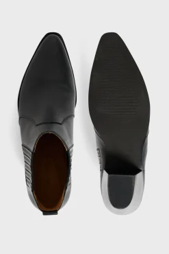 Leather heeled boots - JESSE
