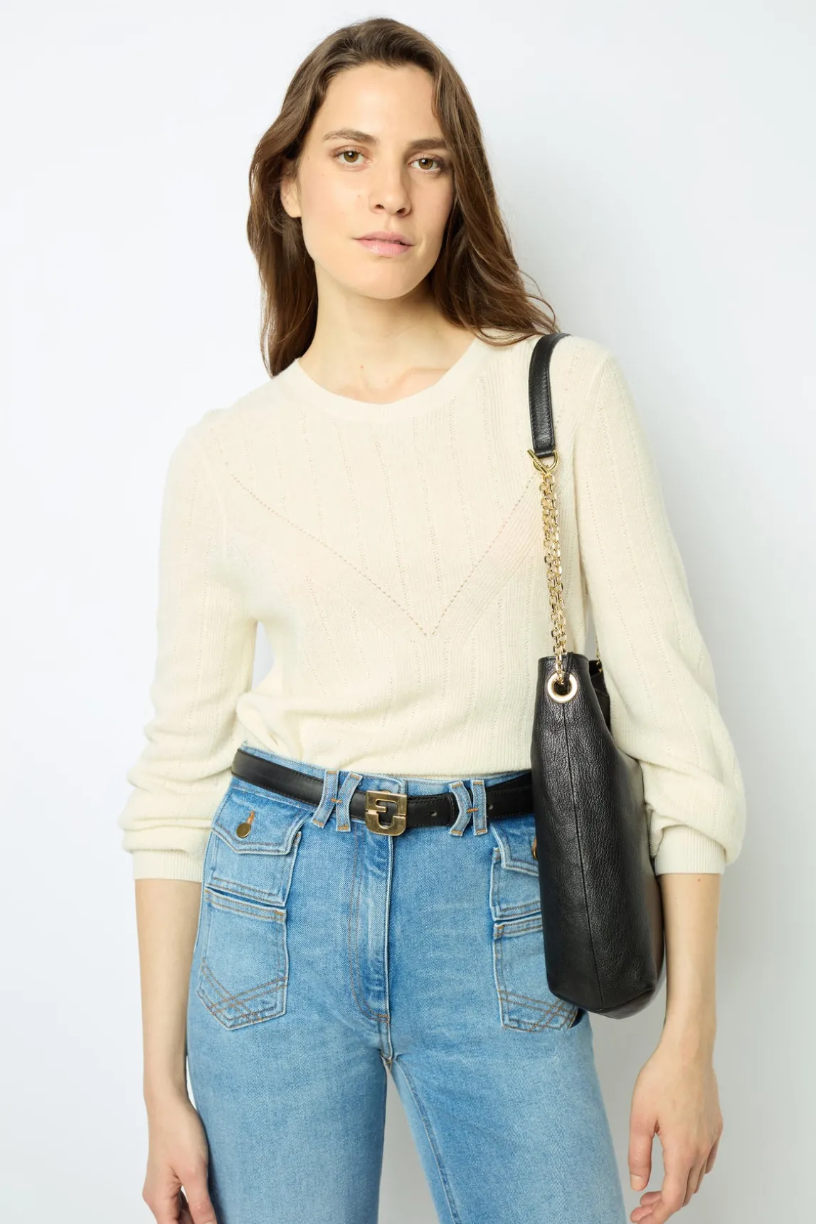 Leather hobo bag - LE CHARLOTTE