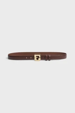 Leather signature belt - LE LAUREN