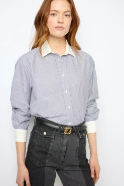 Leather signature belt - LE LAUREN