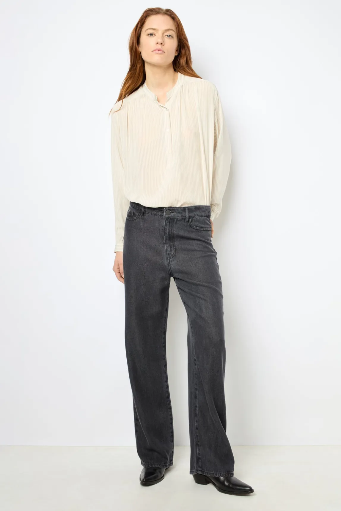 Leather signature belt - LE LAUREN