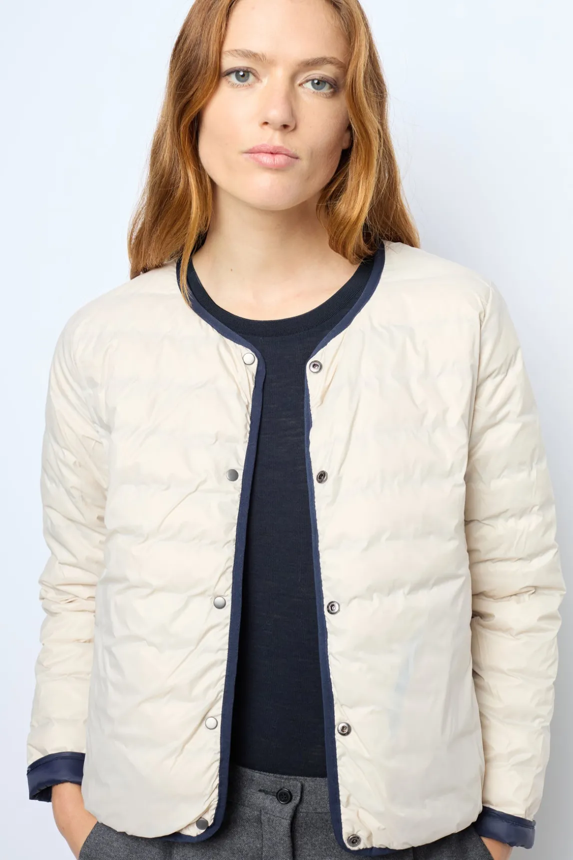 Light reversible down jacket - NOELYA