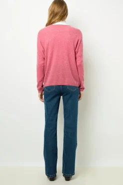 Loose cashmere round neck sweater - JAZMINE