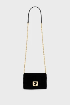 Mini crossbody bag in velvet - LE MINI FANNY