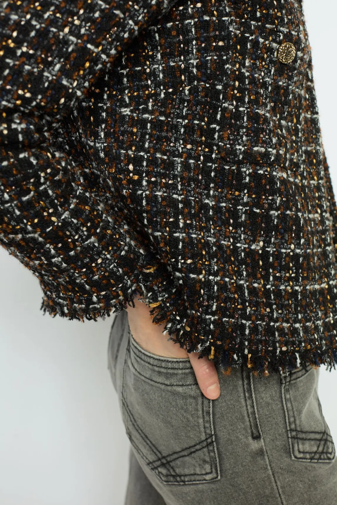 Multi-colored tweed jacket - MATHILDA