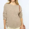 Natural velvet flare pants - ANNA