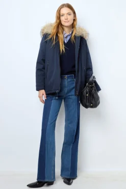 Parka with fur hood - LEONORE