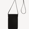 Phoneholder in grainy leather metallic inside - LADYPHONE