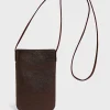 Phoneholder in metallic leather - LADYPHONE