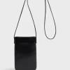 Phoneholder in plain leather - LADYPHONE