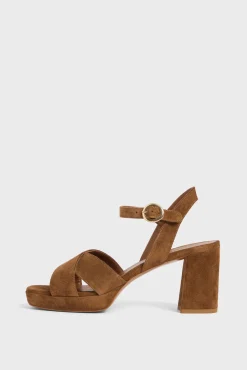 Platform sandals in suede - LYA