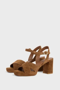 Platform sandals in suede - LYA