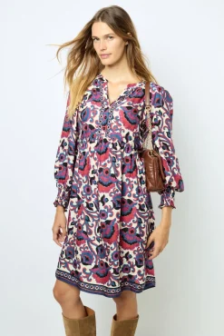 Print mini dress - SAMIA