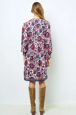 Print mini dress - SAMIA