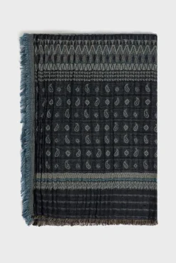 Printed c"])self.__next_f.push([1,"otton and wool scarf - DAELIA
