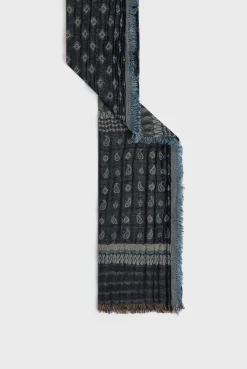 Printed c"])self.__next_f.push([1,"otton and wool scarf - DAELIA