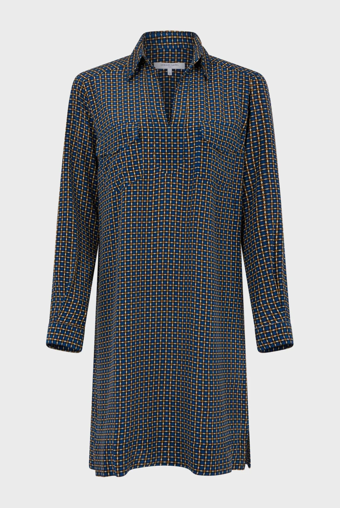 Printed silk mini dress - SAPHIA
