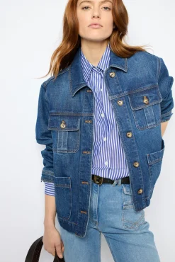 Raw denim jacket - MARCELLINE