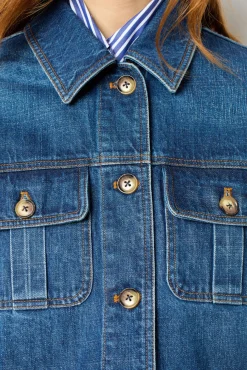 Raw denim jacket - MARCELLINE