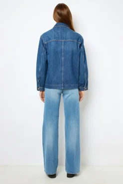 Raw denim jacket - MARCELLINE