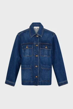 Raw denim jacket - MARCELLINE