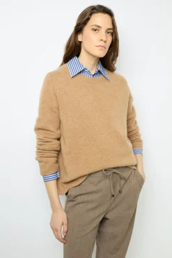Round neck cashmere sweater - JOVITA
