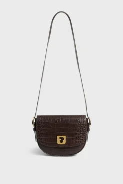 Saddle bag in leather embossed cr"])self.__next_f.push([1,"oco - LE CAMILLE
