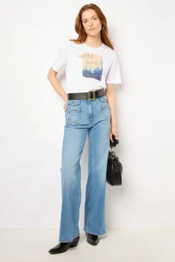 Screen-printed T-shirt - AMBRE