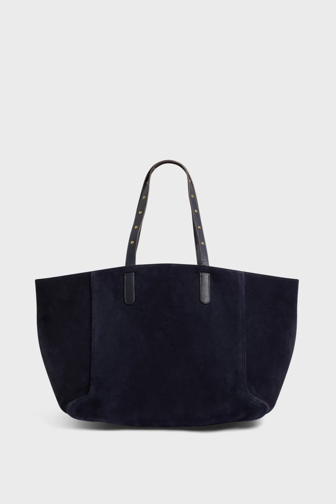 Shopping bag in suede leather - SIMPLE 2