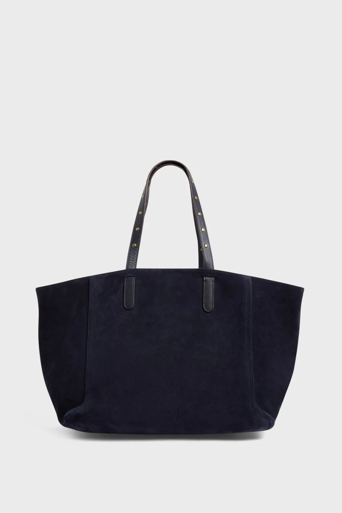 Shopping bag in suede leather - SIMPLE 2