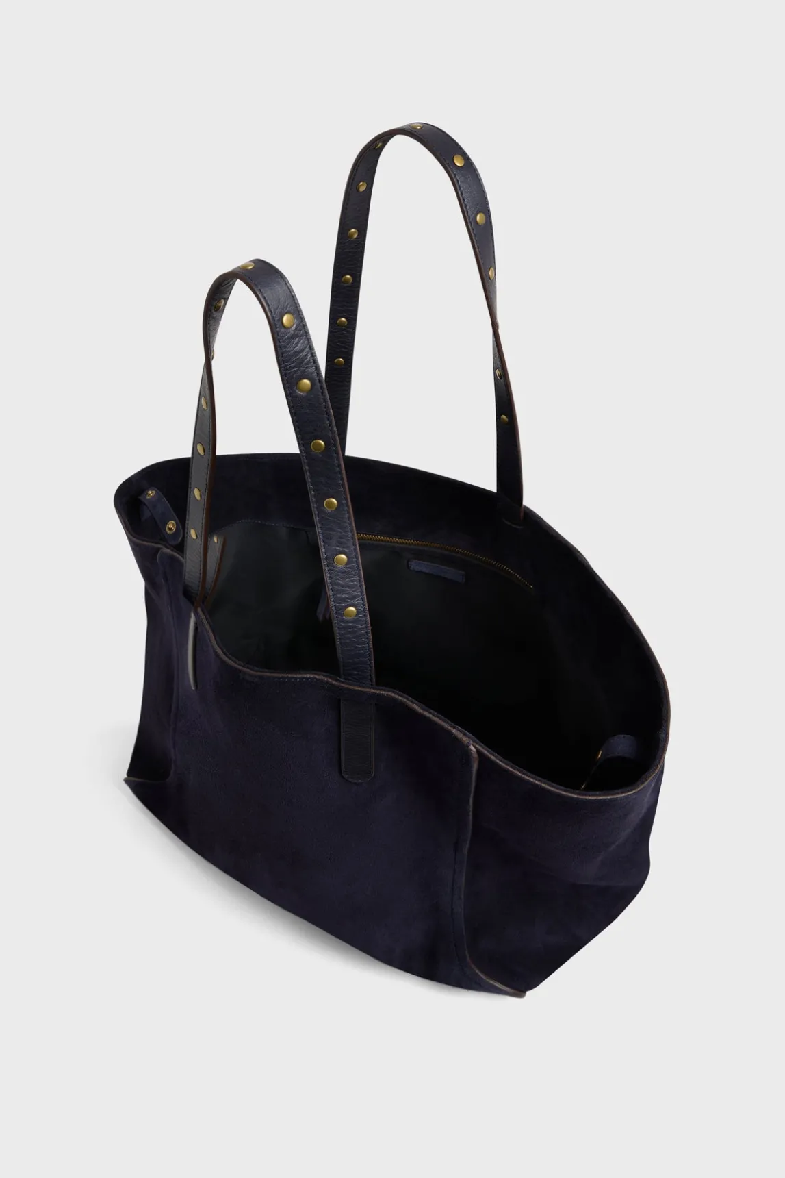Shopping bag in suede leather - SIMPLE 2