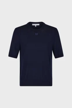 Short sleeves wool sweater - LYSEA