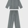 Silk Pyjama - Light grey