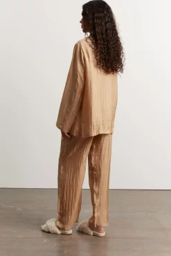 Silk pyjamas - beige