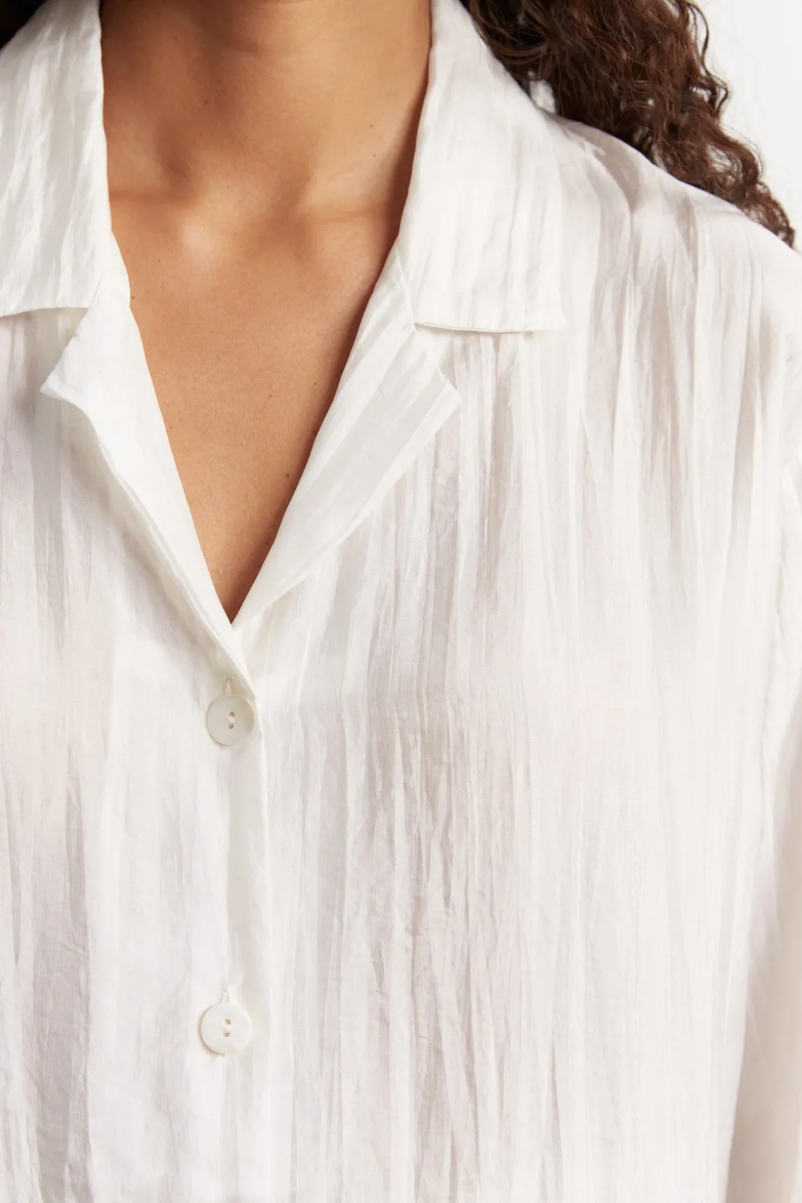 Silk pyjamas - ivory