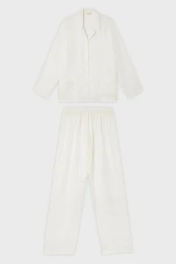 Silk pyjamas - ivory