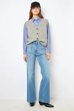 Sleeveless cardigan - JOSSELYN