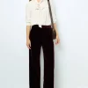 Smooth velvet pants - NORA