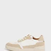 Sneakers aus Leder und Wildleder - NINA