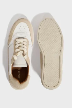Sneakers aus Leder und Wildleder - NINA