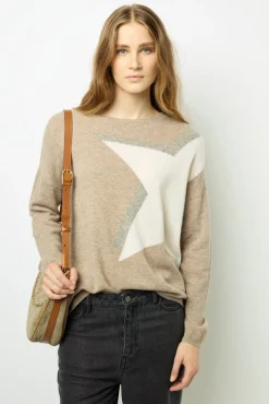 Star cashmere sweater - JANELA