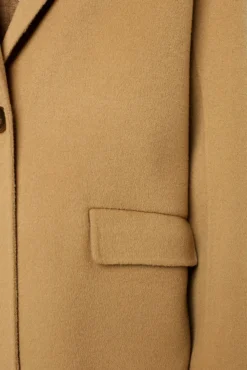 Straight cut double-face wool coat - LANAIA