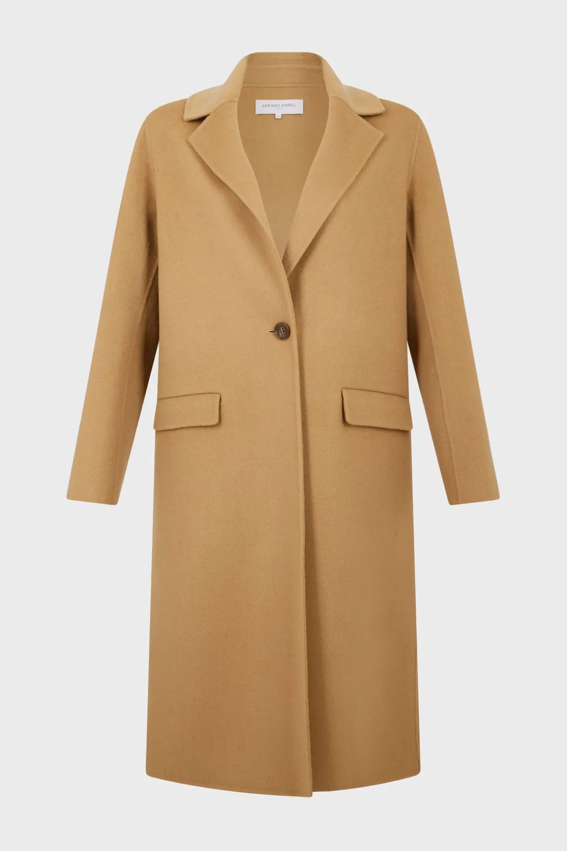 Straight cut double-face wool coat - LANAIA