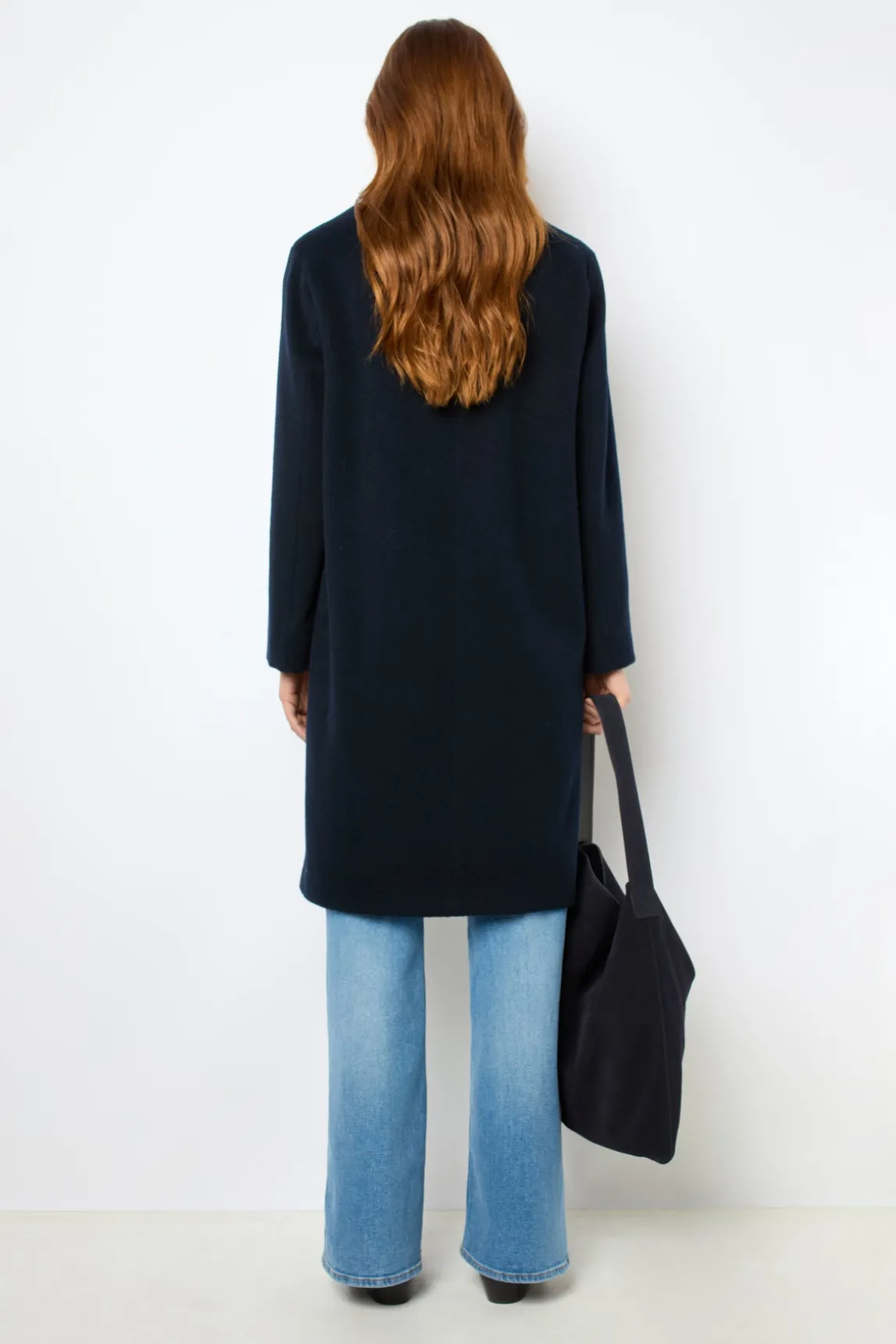 Straight cut wool coat - LATHICIA