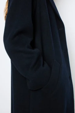 Straight cut wool coat - LATHICIA