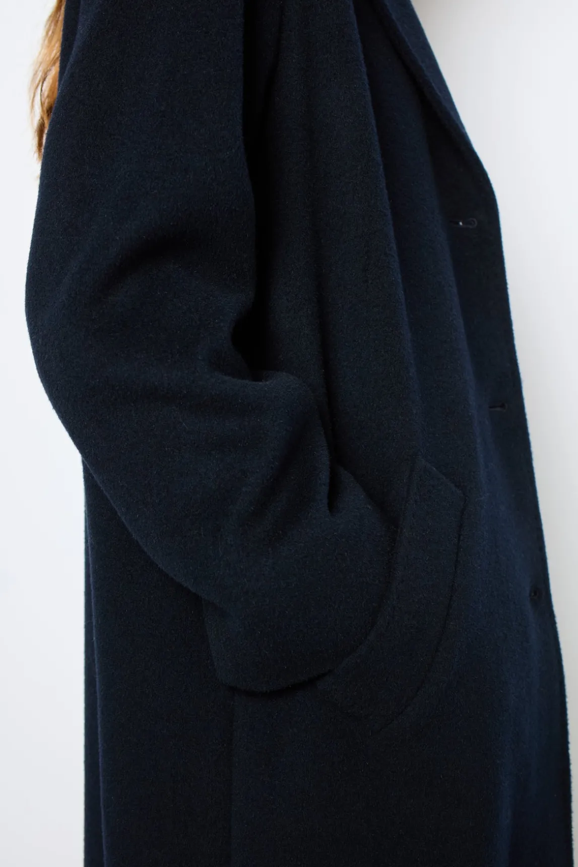Straight cut wool coat - LATHICIA